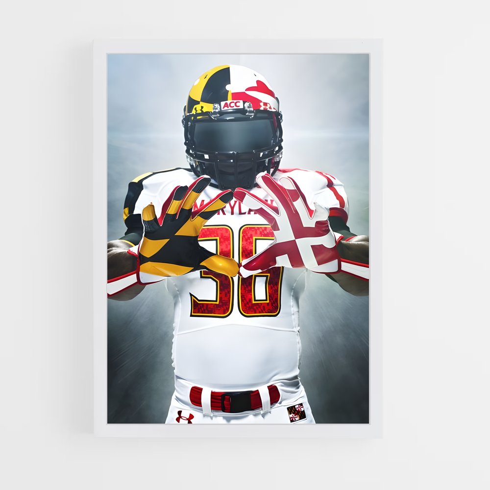 Poster Touchdown Maryland – affiche Basketball (vue 3)